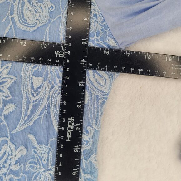 Soft Surroundings Whimsical Garden Pixie Fairy Silk Embroidered Lace Cottagecore - Picture 6 of 7